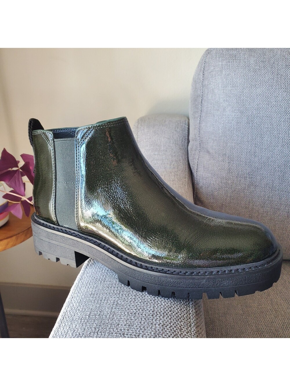 Franco Sarto Flora Lug Sole Chelsea Boots